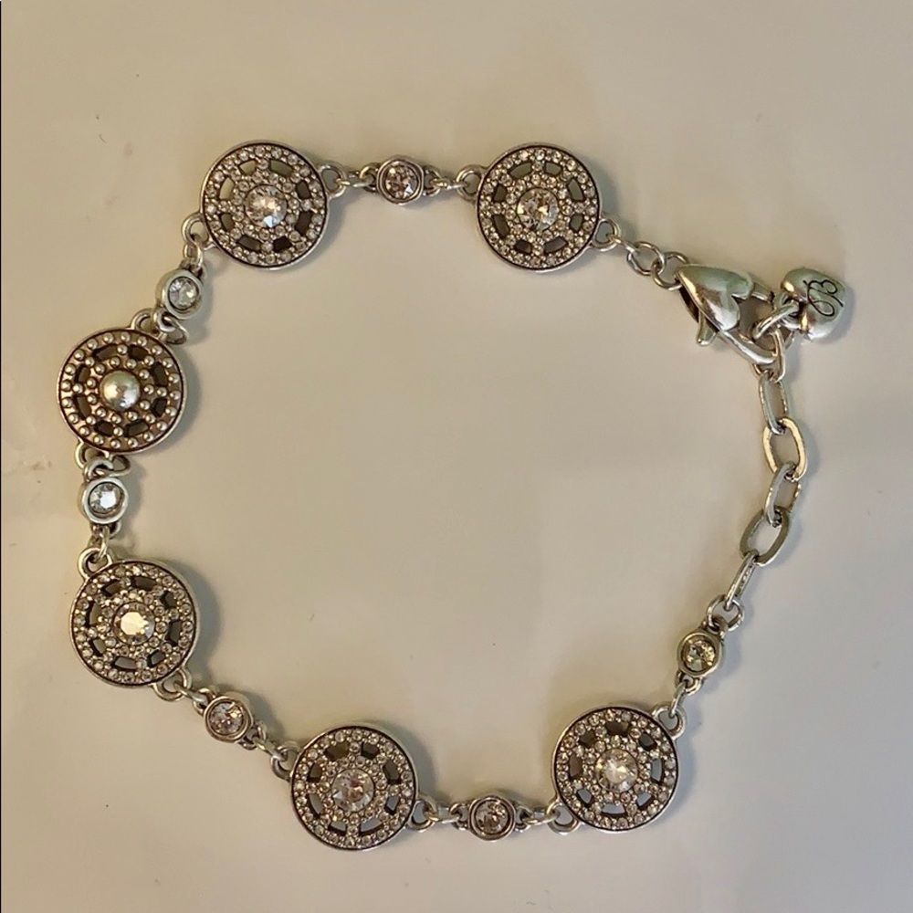 Brighton Silver and CZ Pave Bracelet
